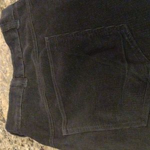 New Big Man 5 Pocket Harbor Bay Sport Black Cords 100% Cotton 56 x 30